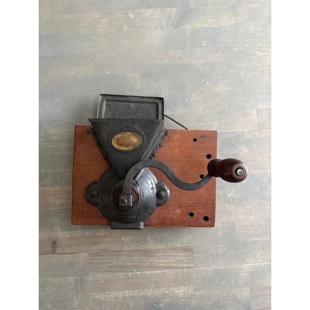 Antique Increase Wilson’s wall hanging coffee grinder